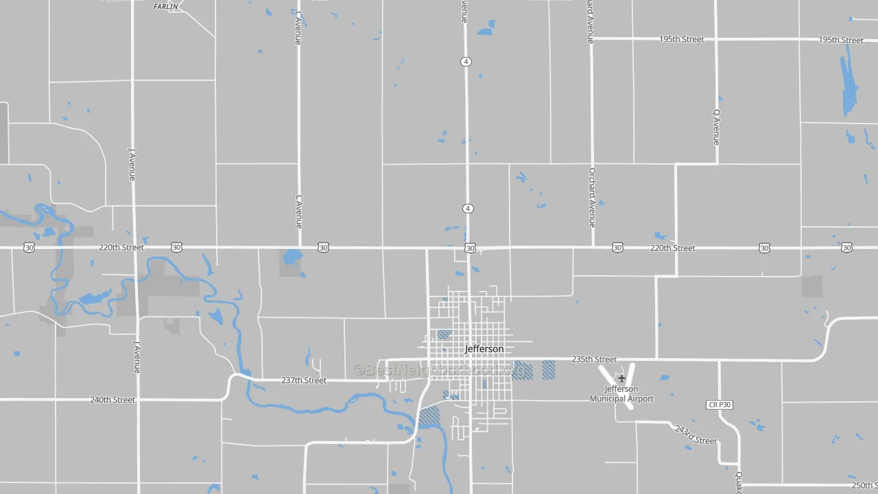 Transit Grade map of Cooper, IA
