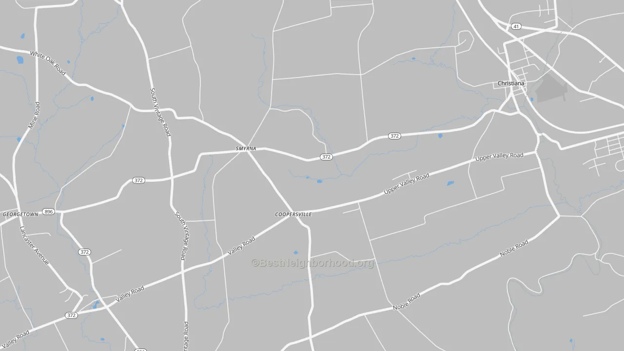 Transit Grade map of Coopersville, PA