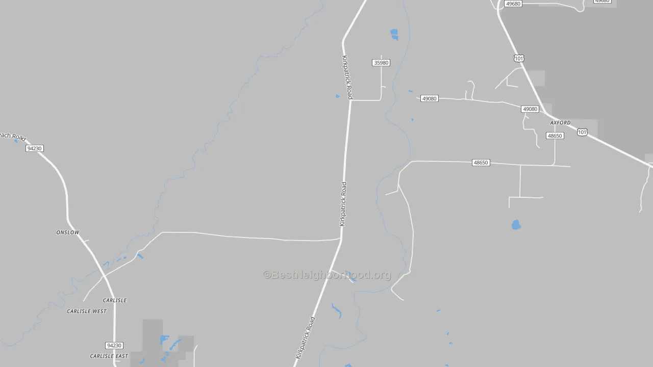 Transit Grade map of Copalis Crossing, WA