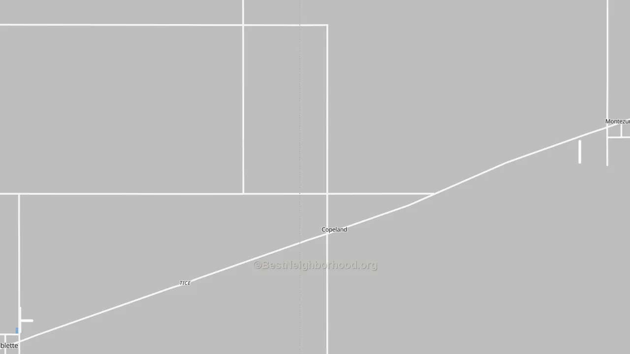 Transit Grade map of Copeland, KS