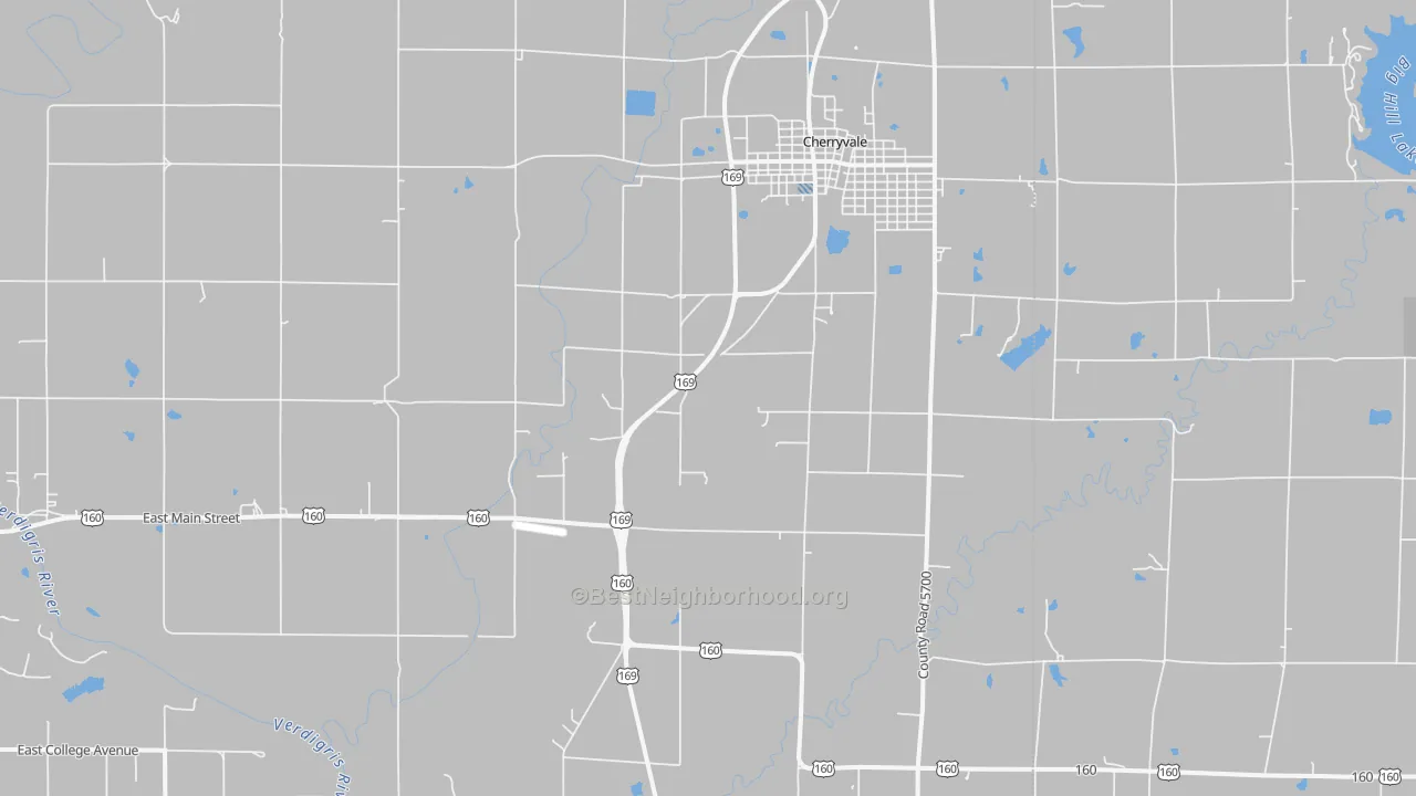 Transit Grade map of Corbin, KS