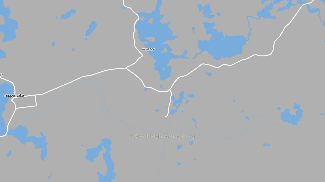 Transit Grade map of Coreys, NY