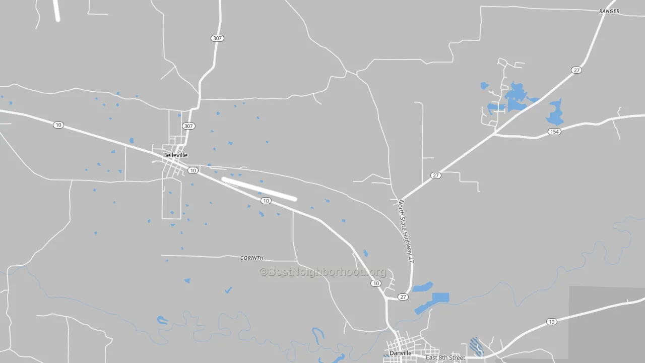 Transit Grade map of Corinth, AR