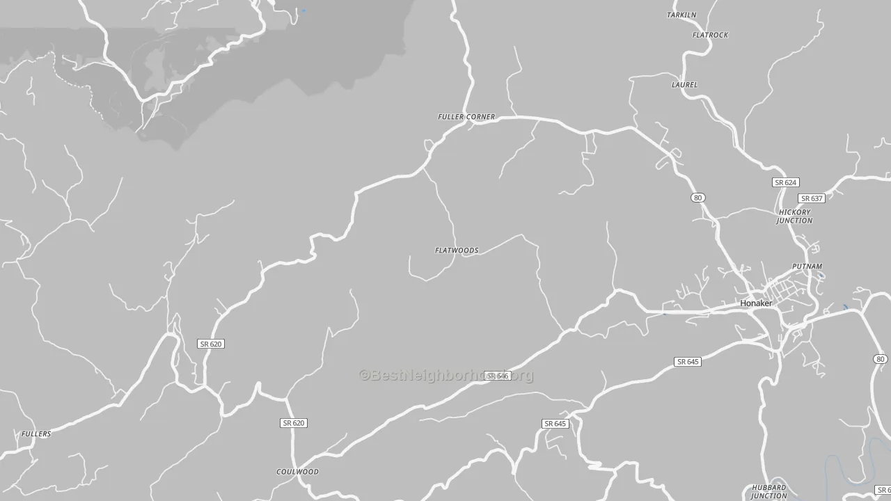Transit Grade map of Corn Valley, VA
