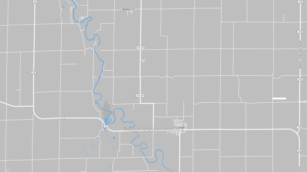 Transit Grade map of Cornell, IL
