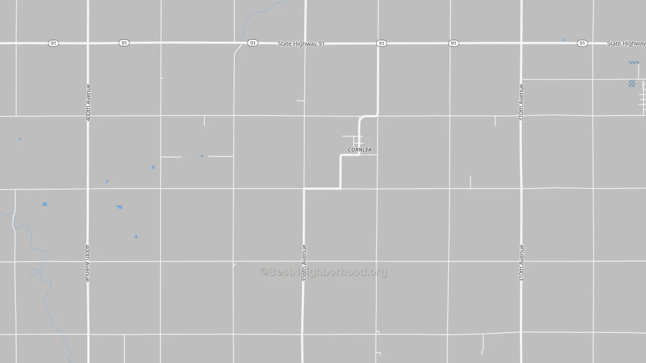 Transit Grade map of Cornlea, NE