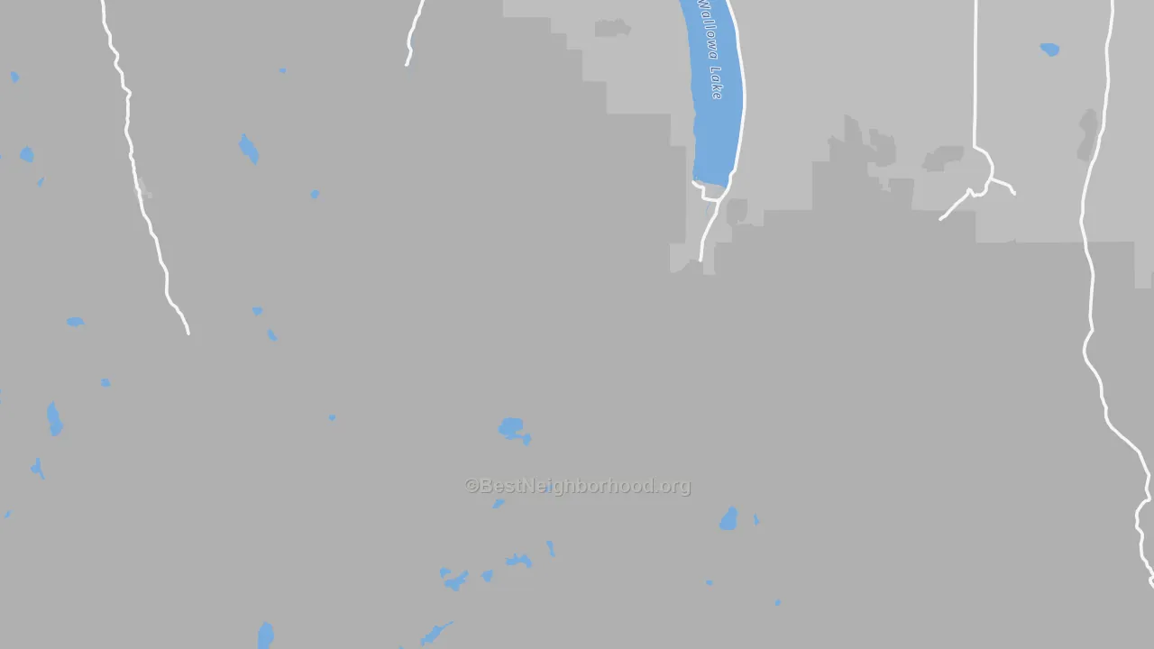 Transit Grade map of Cornucopia, OR