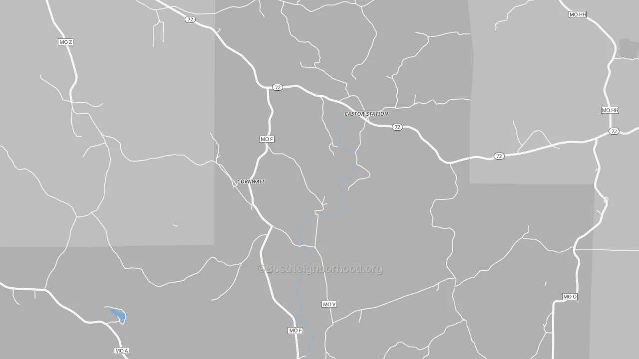 Transit Grade map of Cornwall, MO