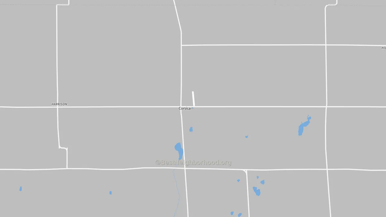 Transit Grade map of Corsica, SD