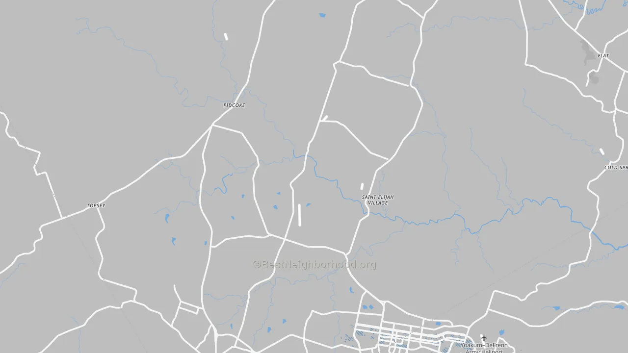Transit Grade map of Coryell County, TX
