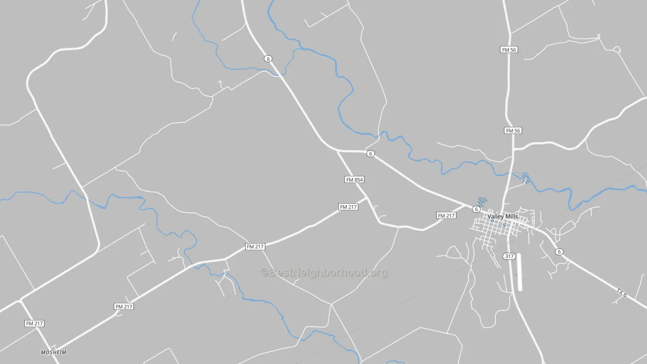 Transit Grade map of Coryell, TX
