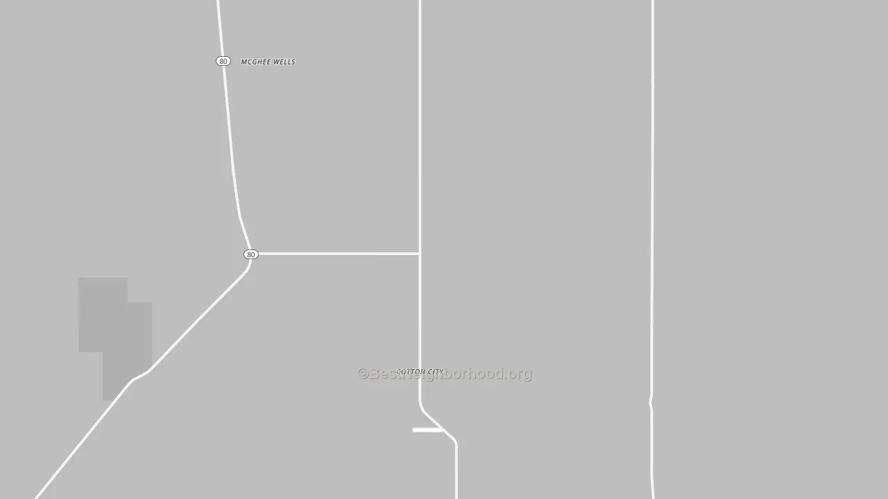 Transit Grade map of Cotton City, NM