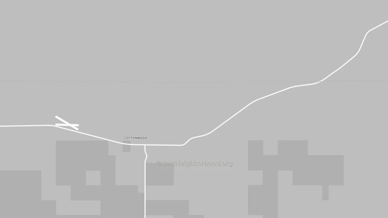 Transit Grade map of Cottonwood, SD