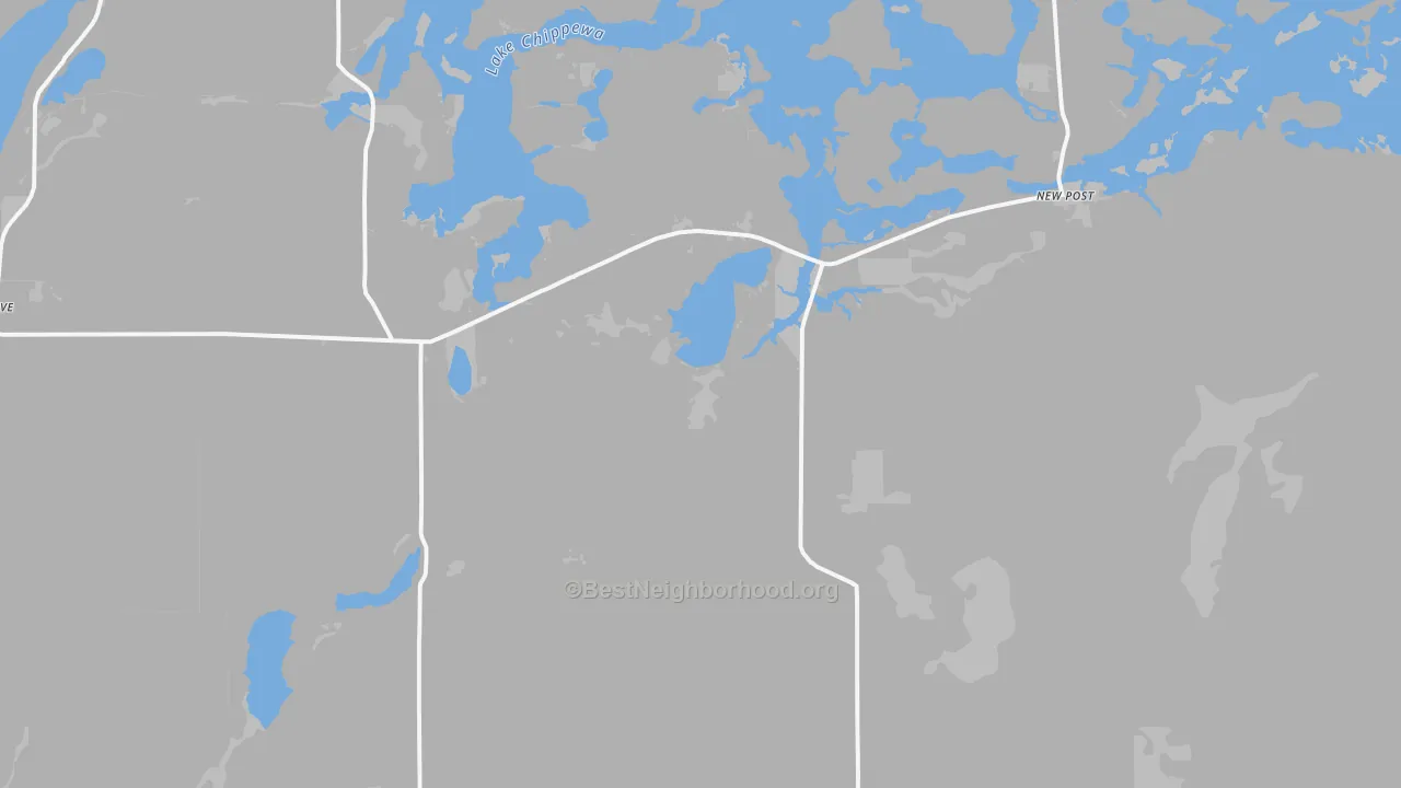 Transit Grade map of Couderay, WI