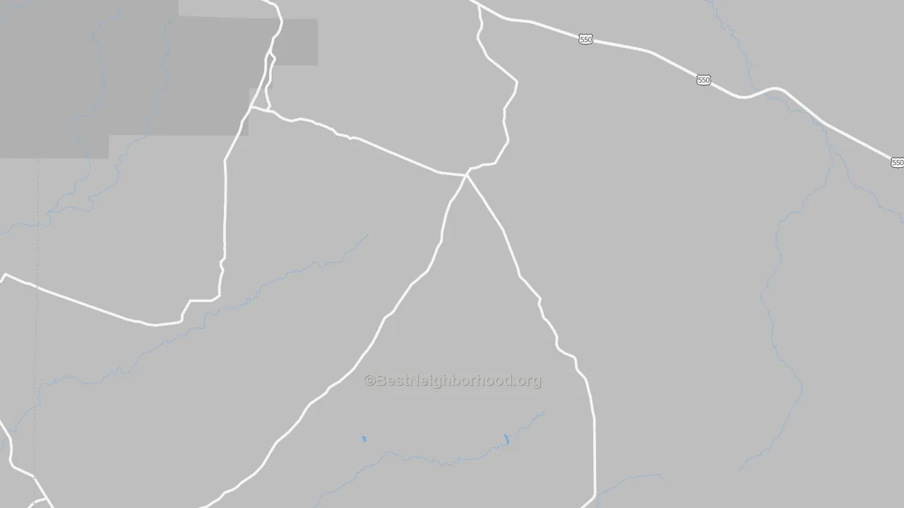 Transit Grade map of Counselor, NM