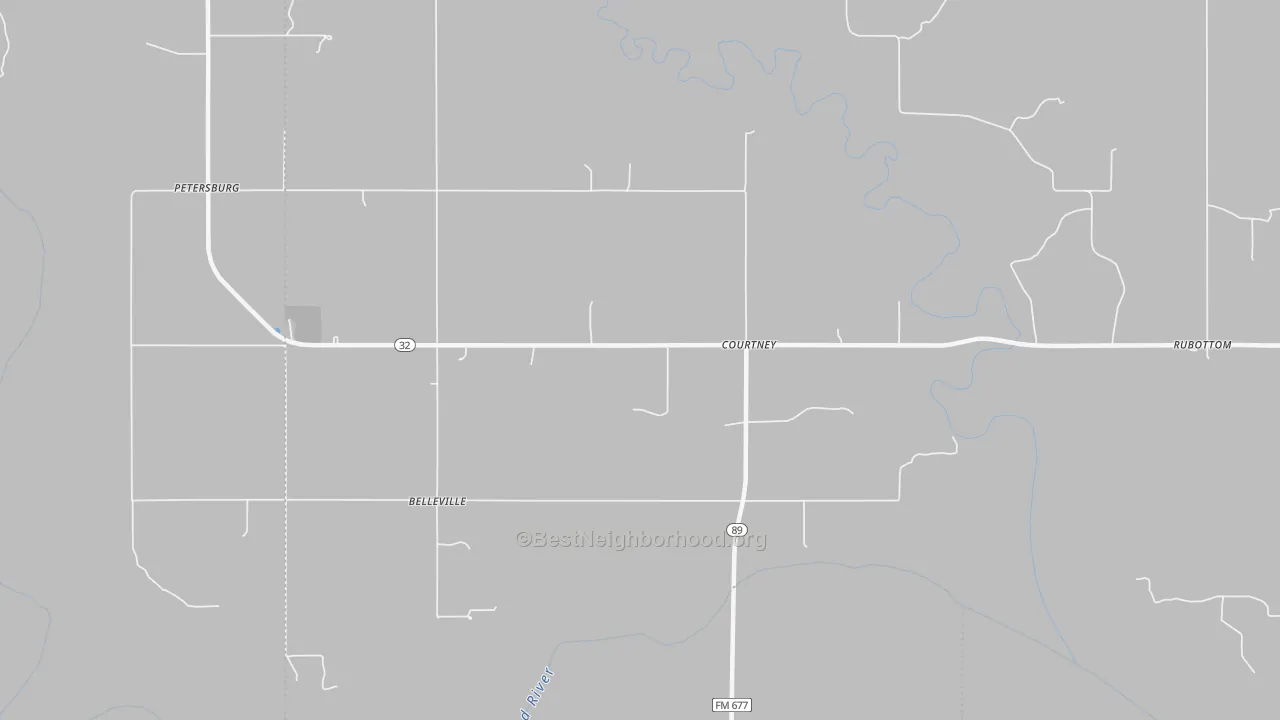 Transit Grade map of Courtney, OK