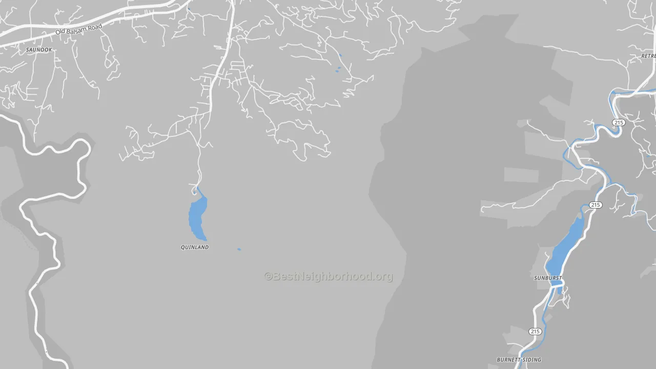 Transit Grade map of Cove Creek, NC