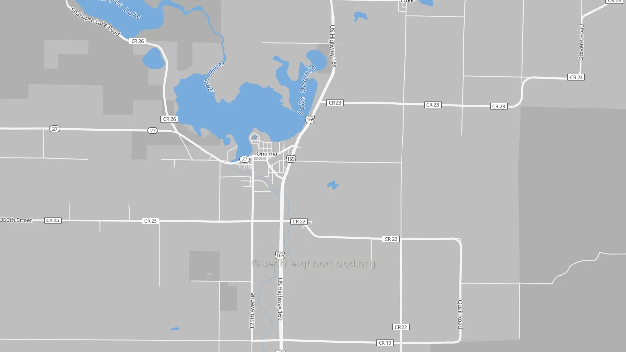 Transit Grade map of Cove, MN