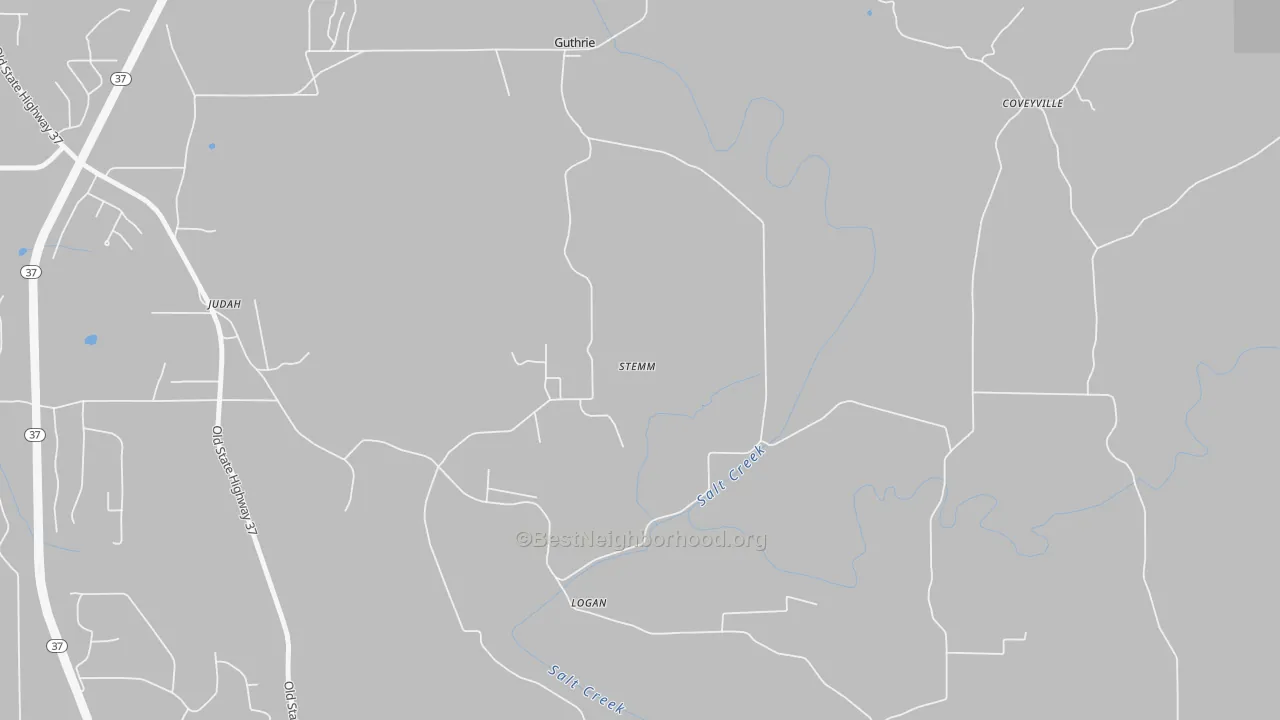 Transit Grade map of Coveyville, IN