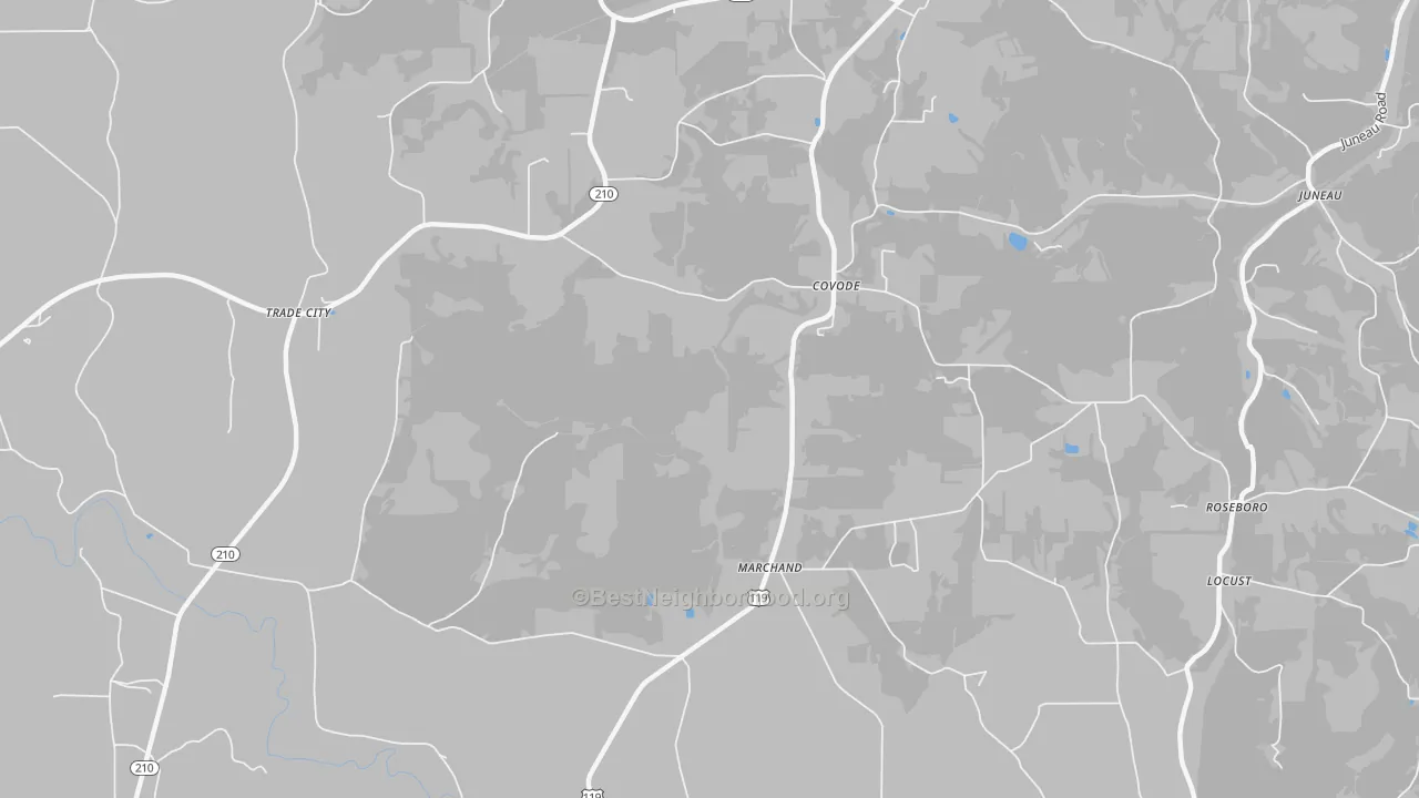 Transit Grade map of Covode, PA
