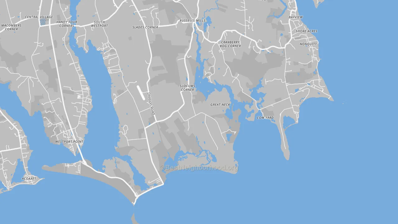 Transit Grade map of Cow Yard, MA