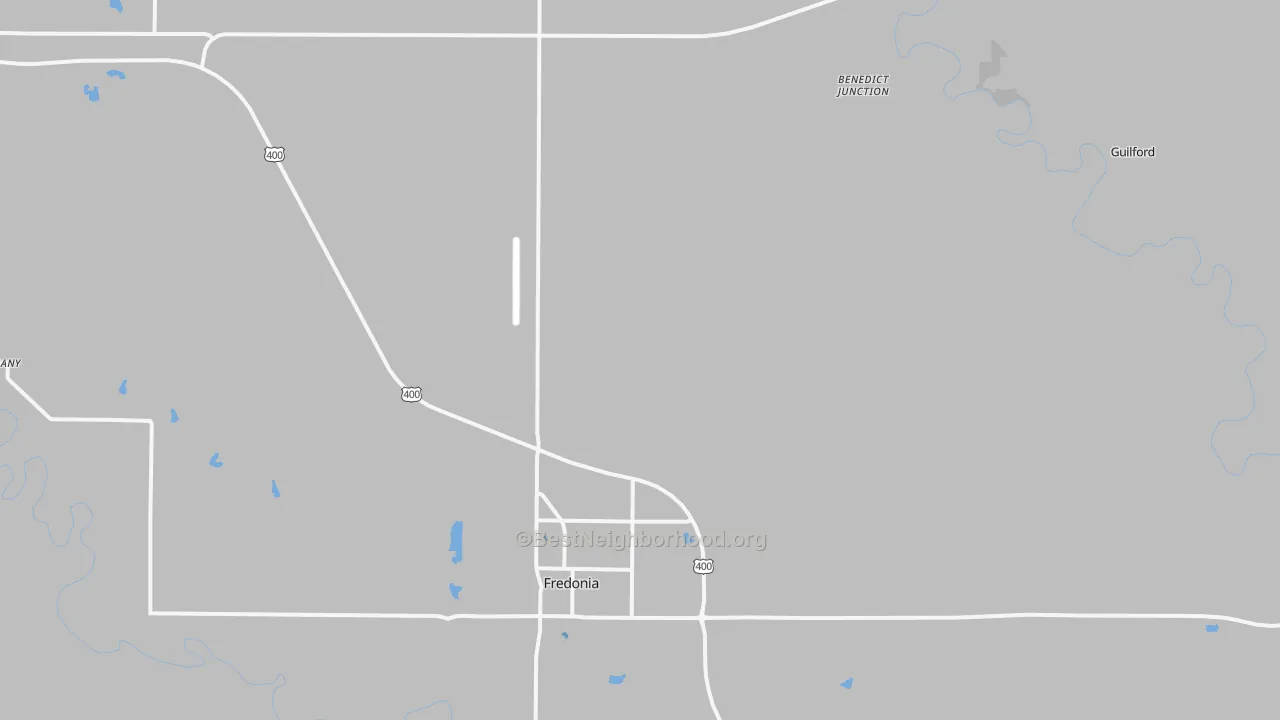 Transit Grade map of Coyville, KS