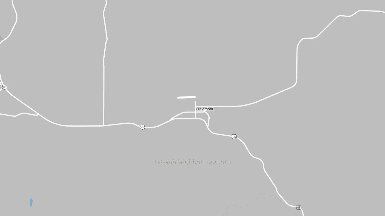 Transit Grade map of Craigmont, ID