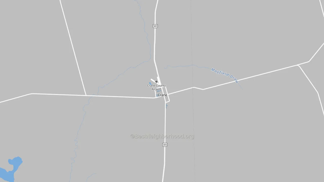 Transit Grade map of Crane County, TX
