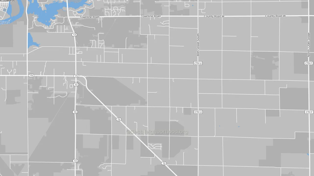 Transit Grade map of Cranmoor, WI