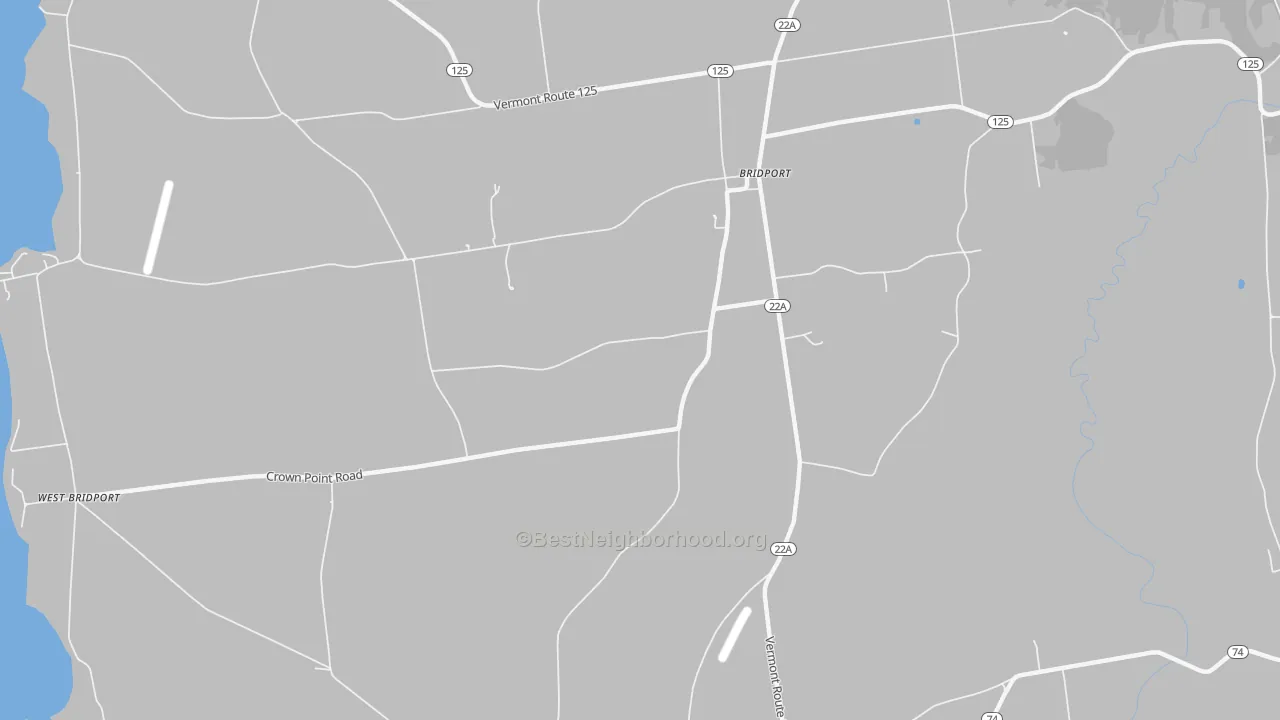 Transit Grade map of Cream Hill, VT