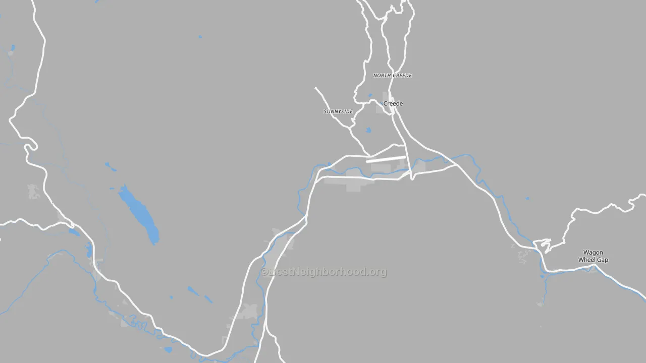 Transit Grade map of Creede, CO