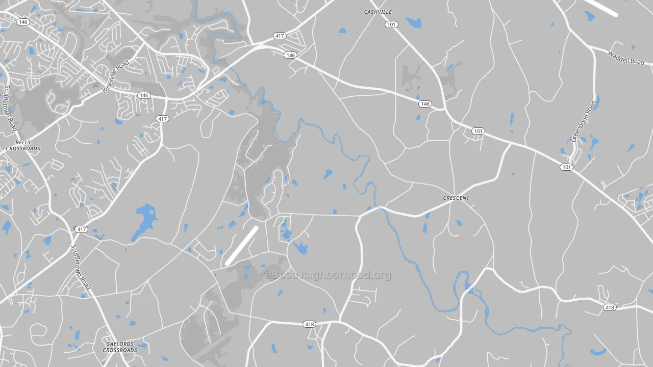 Transit Grade map of Crescent, SC