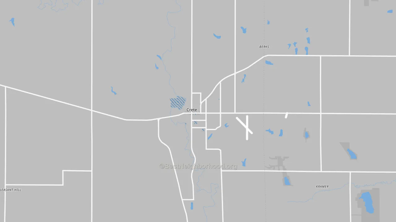 Transit Grade map of Crete, NE