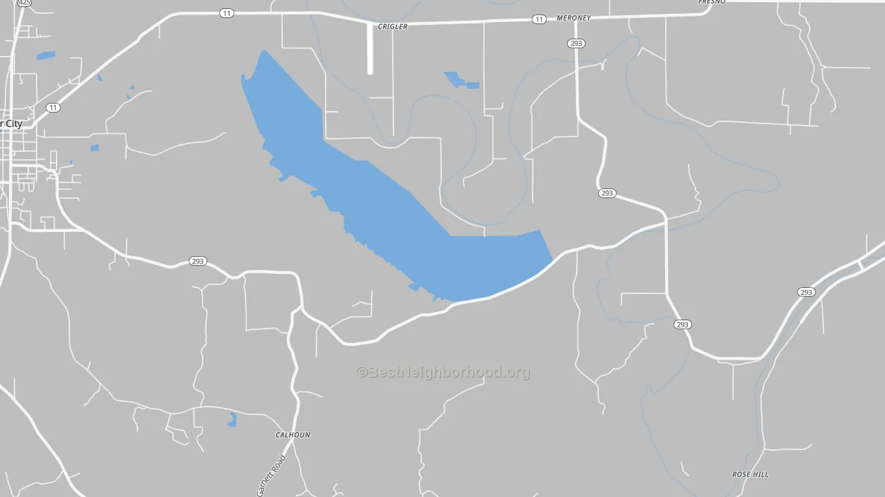 Transit Grade map of Crigler, AR