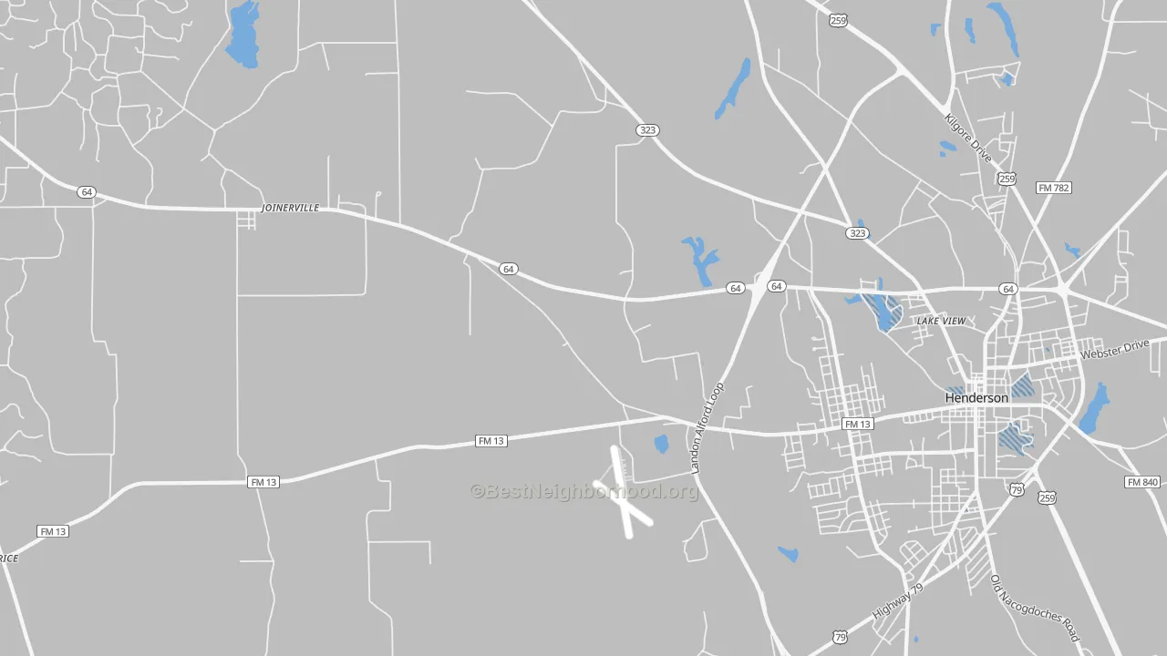 Transit Grade map of Crimcrest, TX