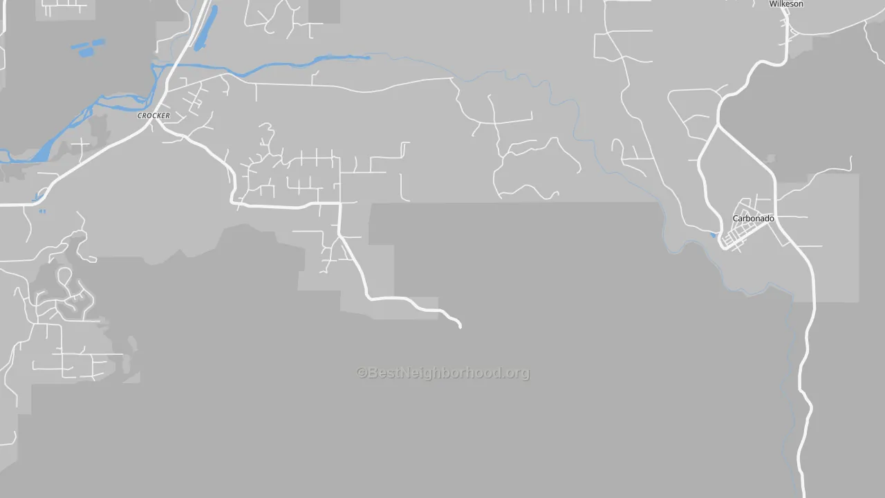 Transit Grade map of Crocker, WA