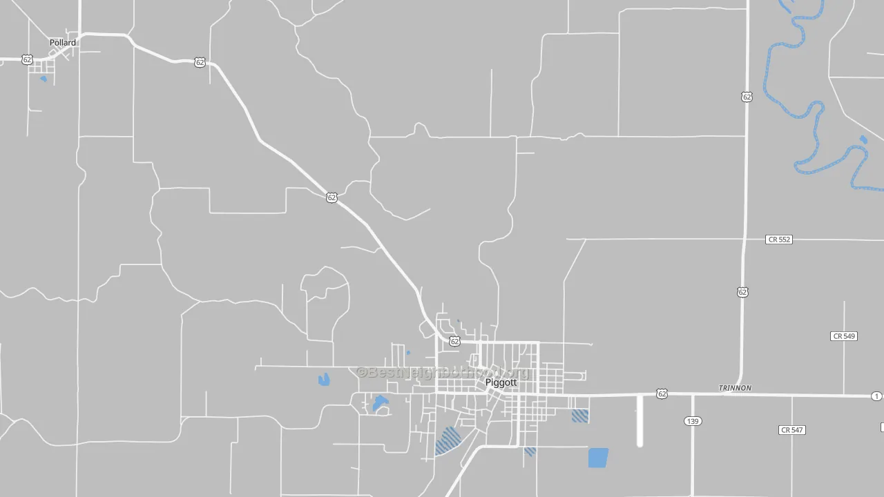 Transit Grade map of Crockett, AR