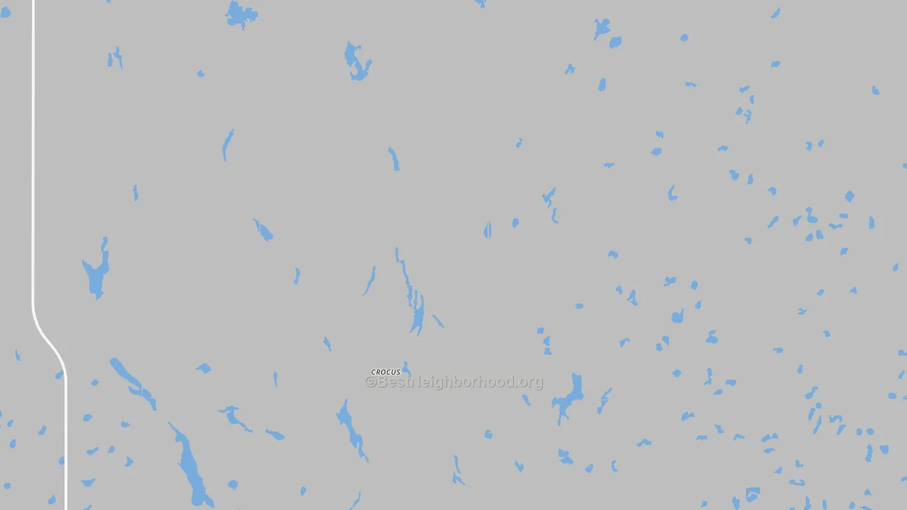 Transit Grade map of Crocus, ND