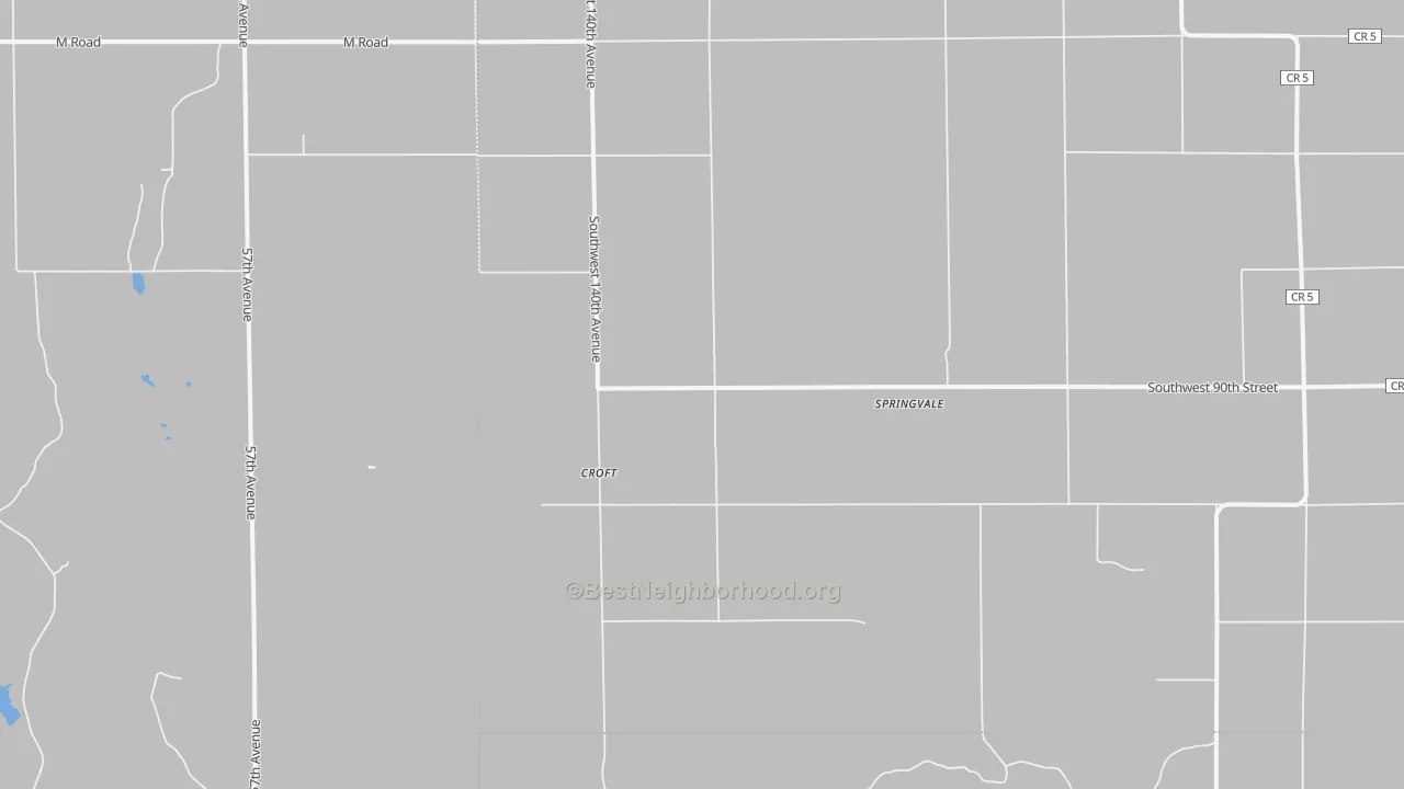 Transit Grade map of Croft, KS