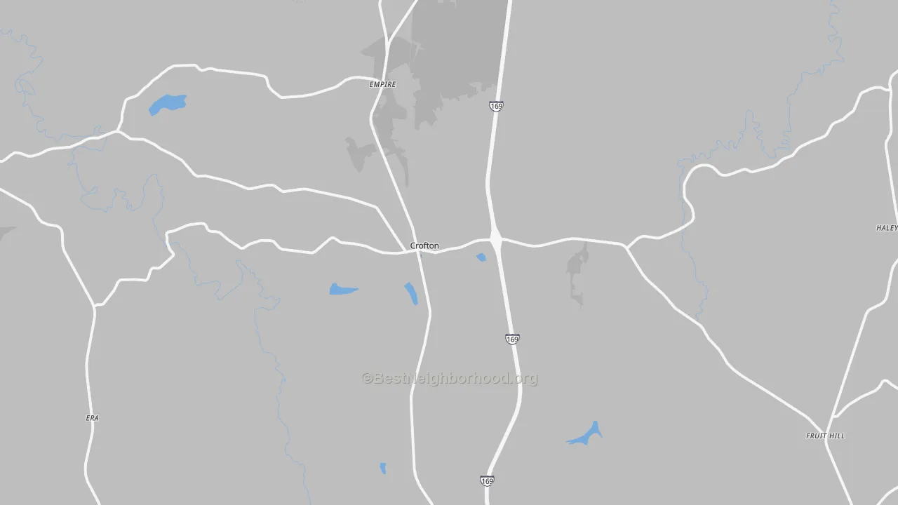Transit Grade map of Crofton, KY
