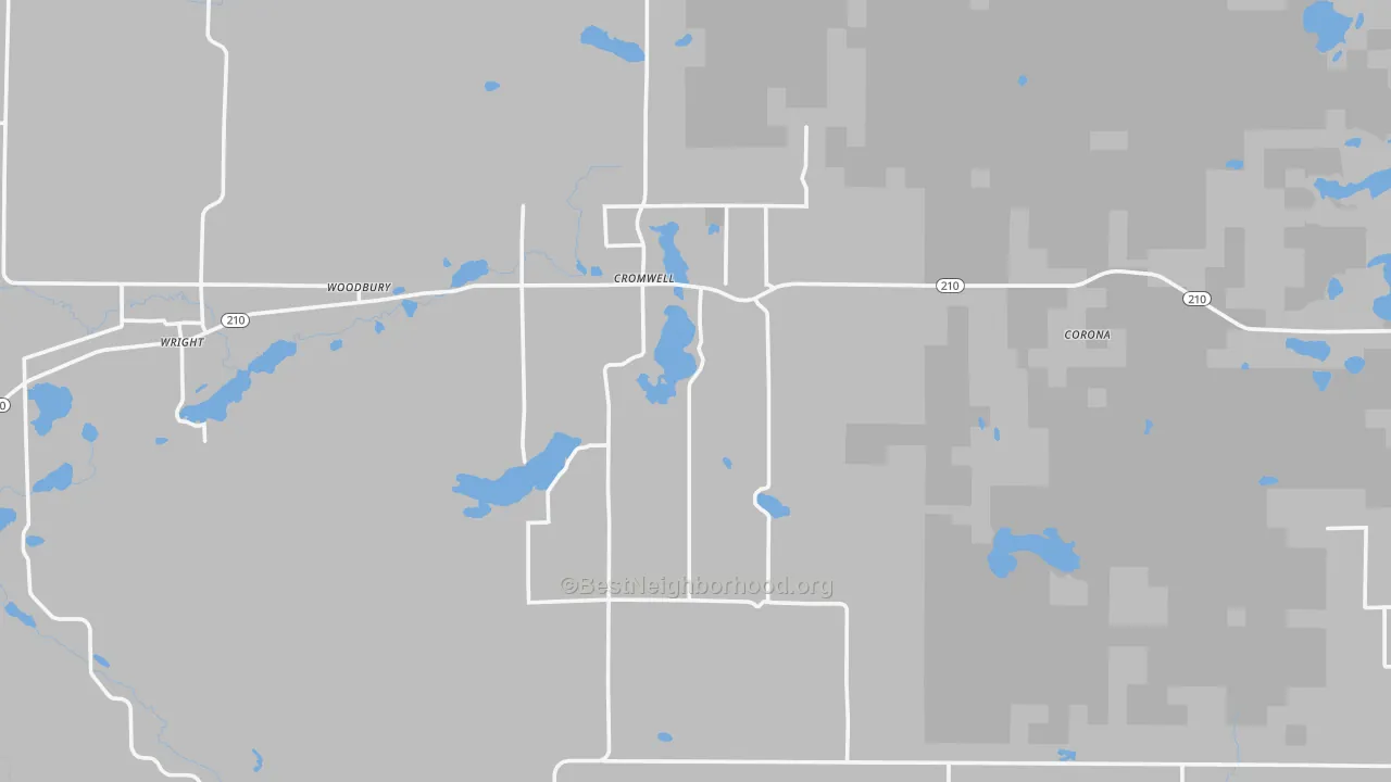 Transit Grade map of Cromwell, MN