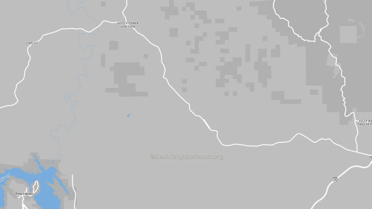 Transit Grade map of Crook County, WY