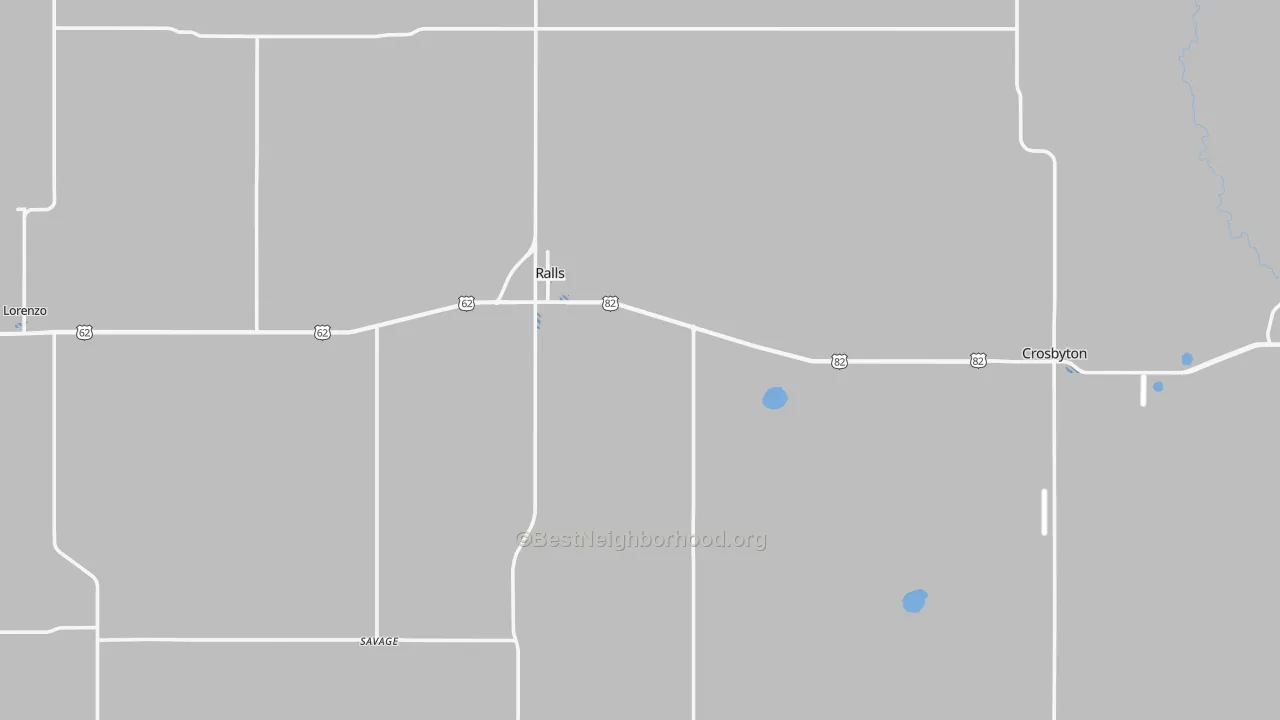 Transit Grade map of Crosby County, TX