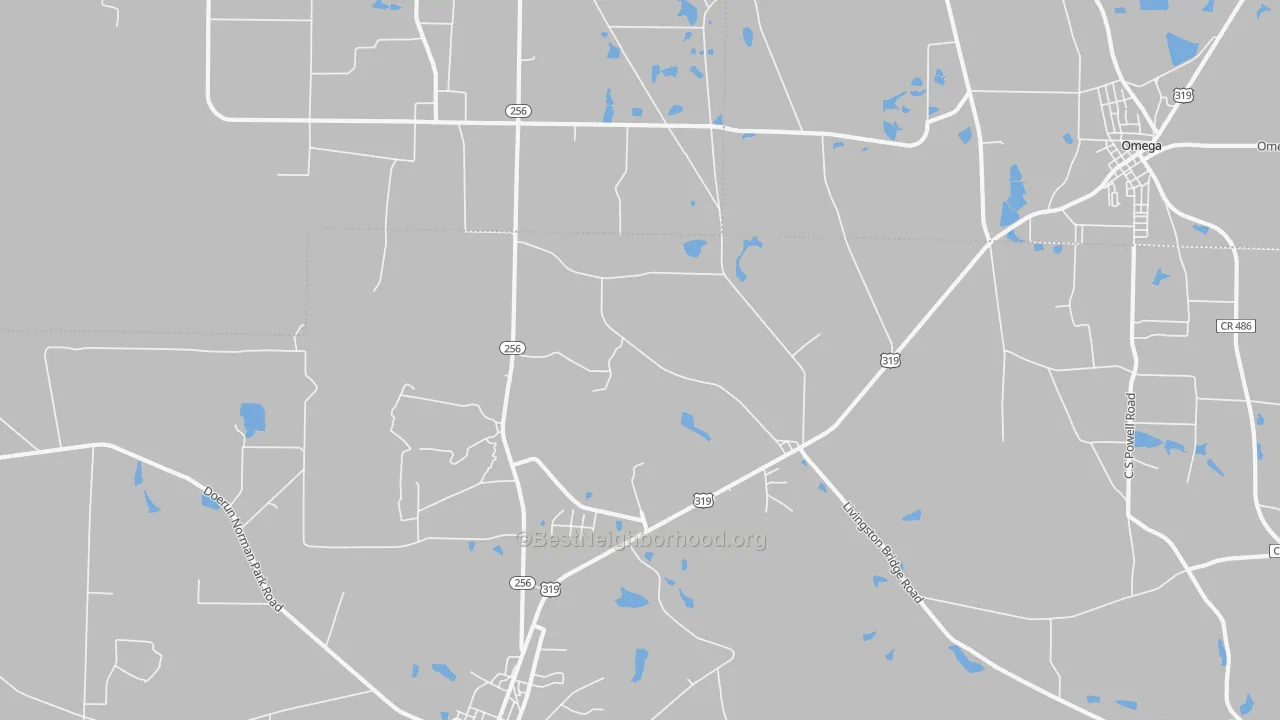 Transit Grade map of Crosland, GA
