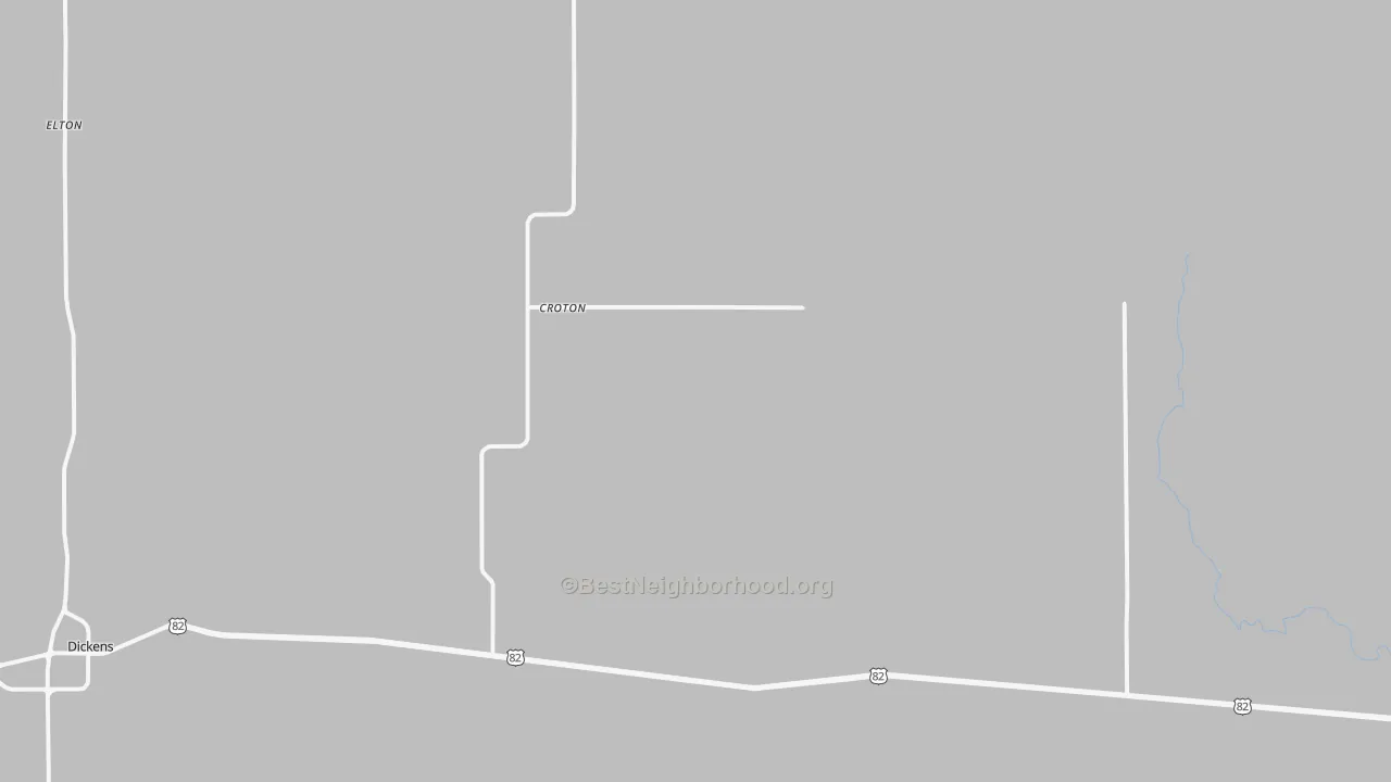 Transit Grade map of Croton, TX