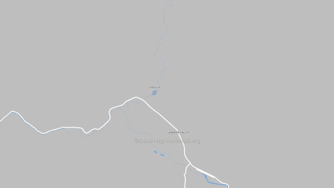 Transit Grade map of Crouch, ID