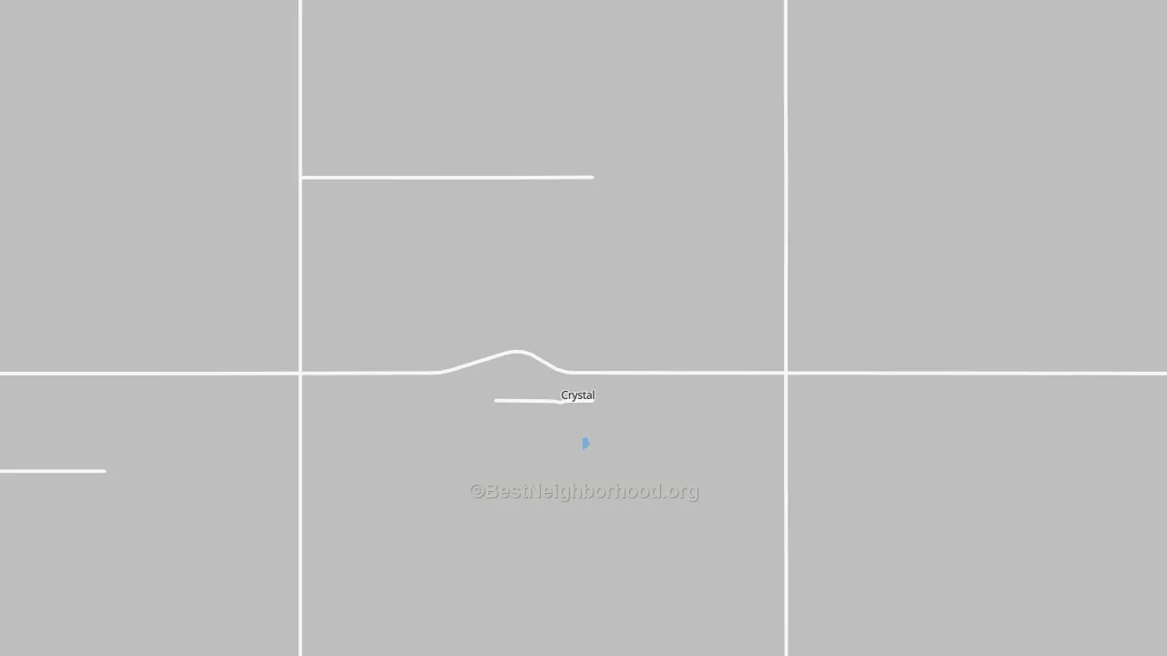 Transit Grade map of Crystal, ND