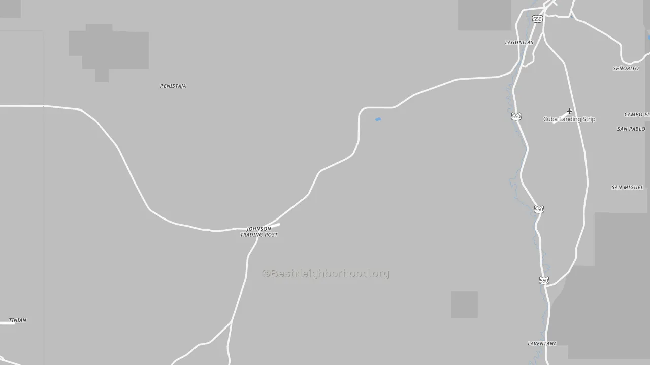 Transit Grade map of Cuba, NM