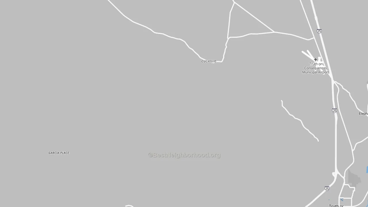 Transit Grade map of Cuchillo, NM