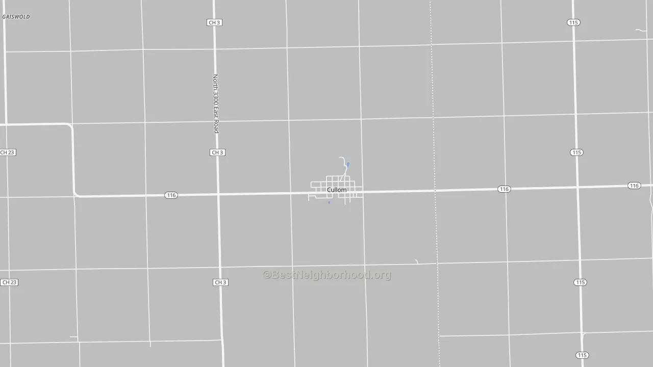 Transit Grade map of Cullom, IL